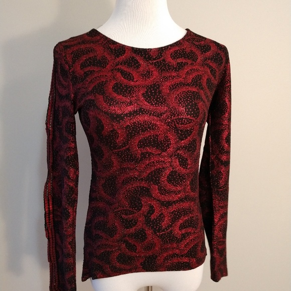 Red & Black Top - Picture 2 of 8